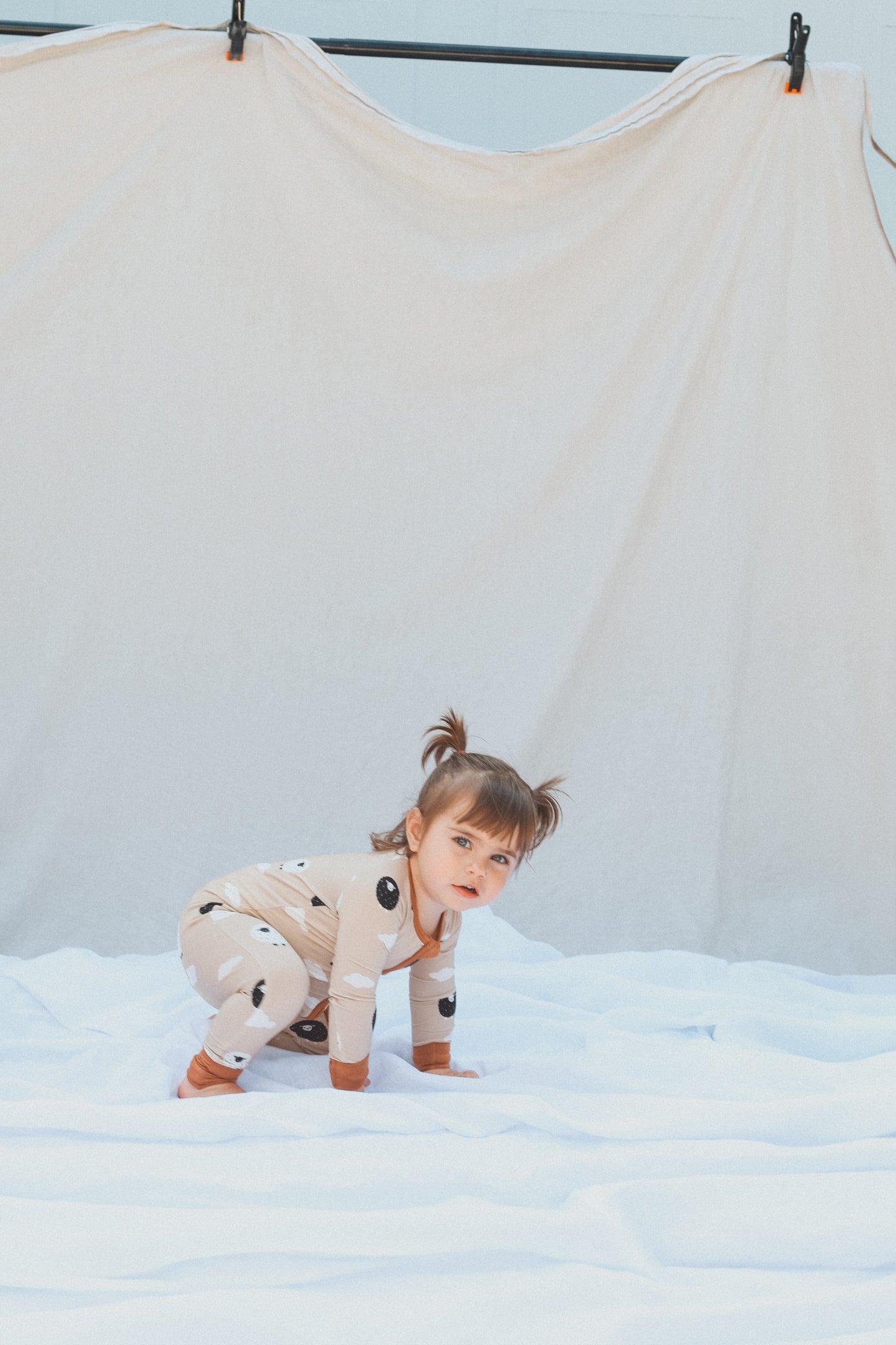 Bamboo Zip Romper | Sheep Dreams