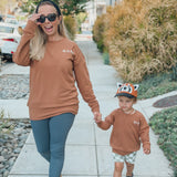 MAMA Pullover in Caramel