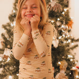 Two Piece Bamboo Pajamas | Christmas Van