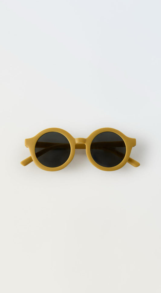 Kids Retro Sunglasses | Yellow