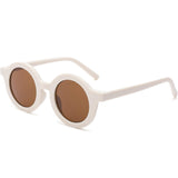 Kids Retro Sunglasses | White