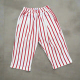 Striped Red Oversized Pants