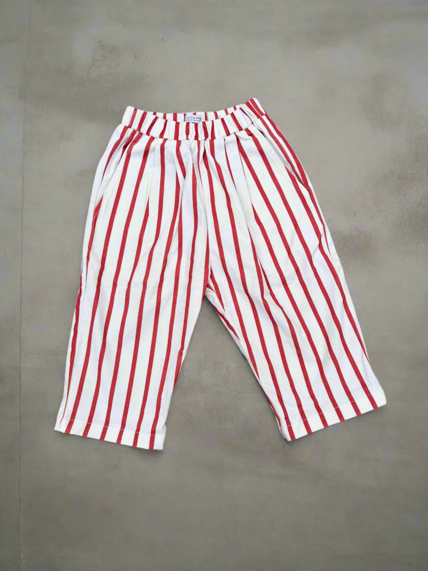 Striped Red Oversized Pants