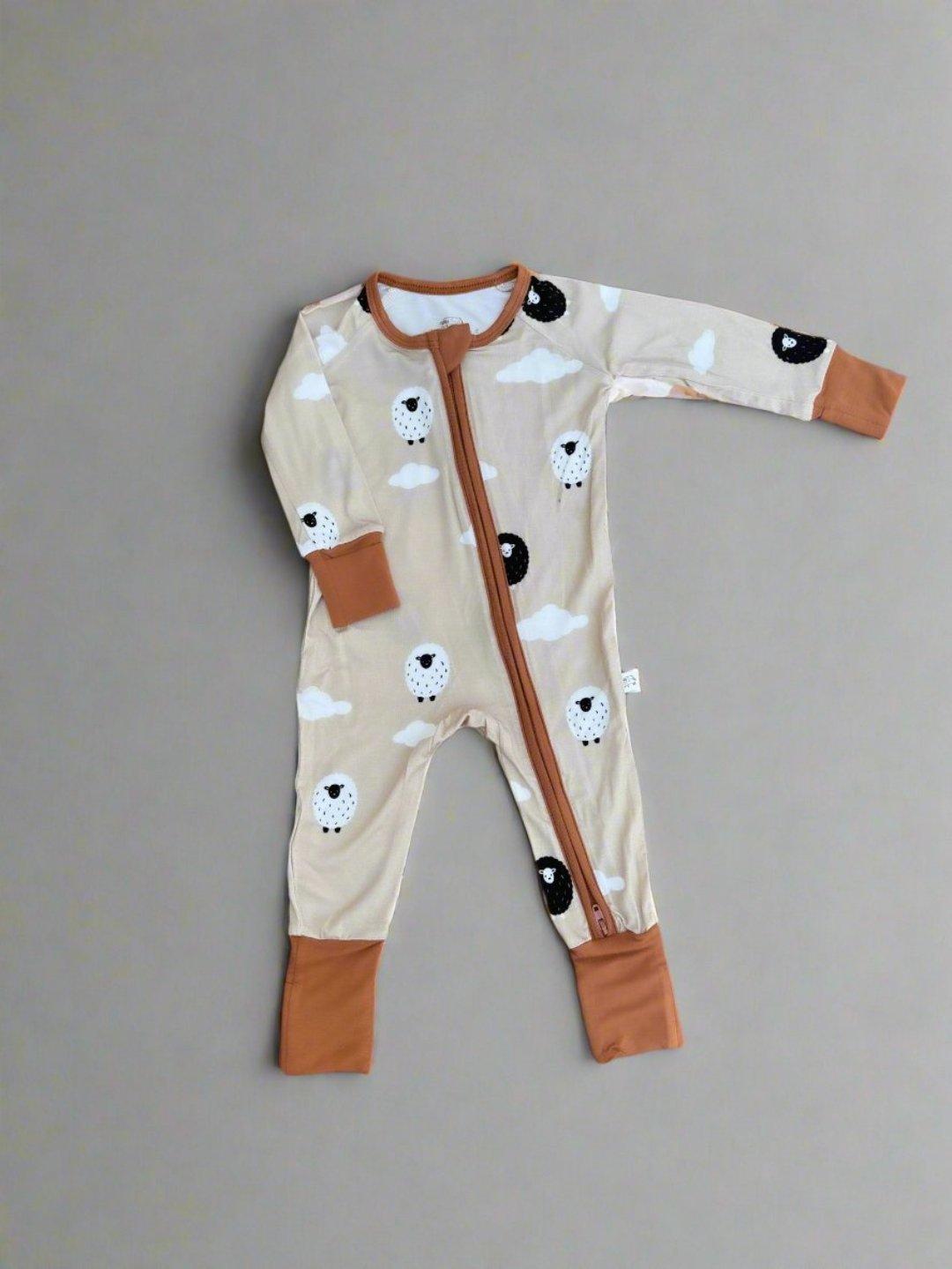 Bamboo Zip Romper | Sheep Dreams