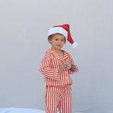 Striped Pajamas | Cherry Red